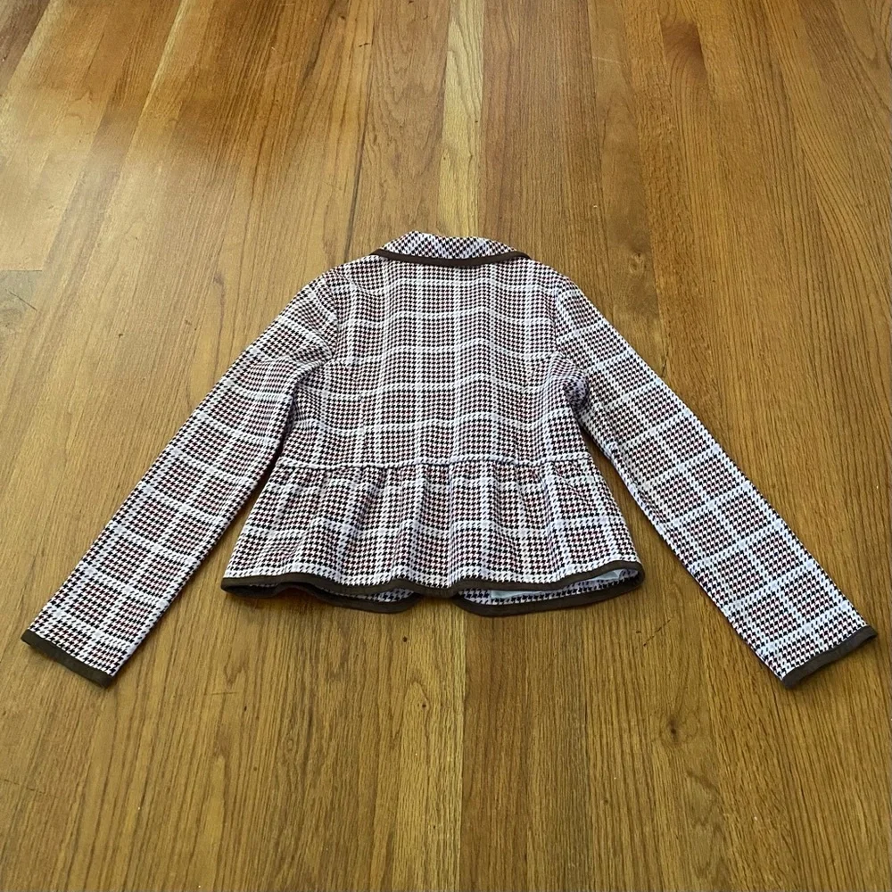 Janie and Jack Houndstooth Girls Blazer - Picture 8 of 11